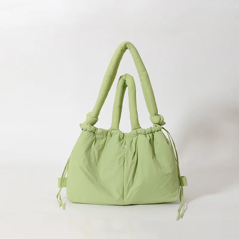 Down Padded Jacket Single Shoulder Tote Bag