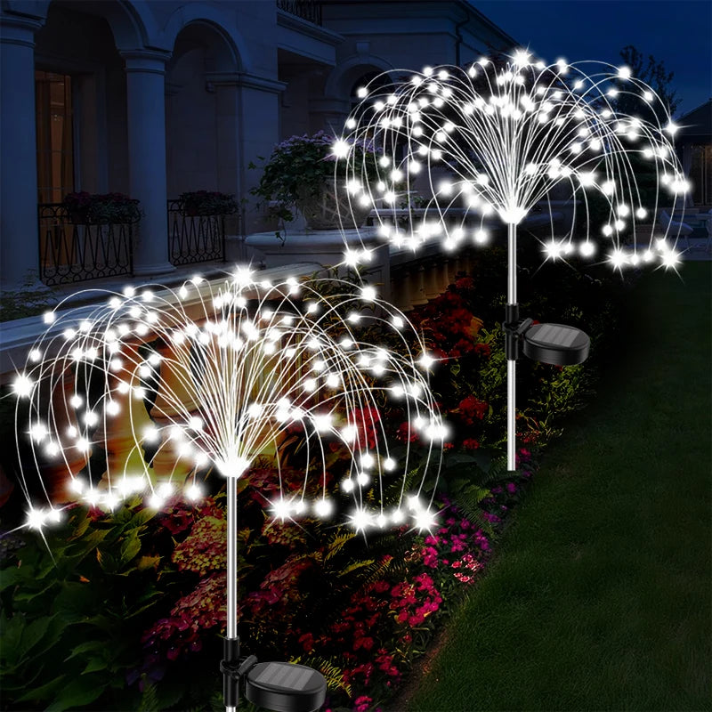 LED Garden Solar Lights Dandelion Outdoor Waterproof Courtyard Decor