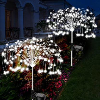 LED Garden Solar Lights Dandelion Outdoor Waterproof Courtyard Decor