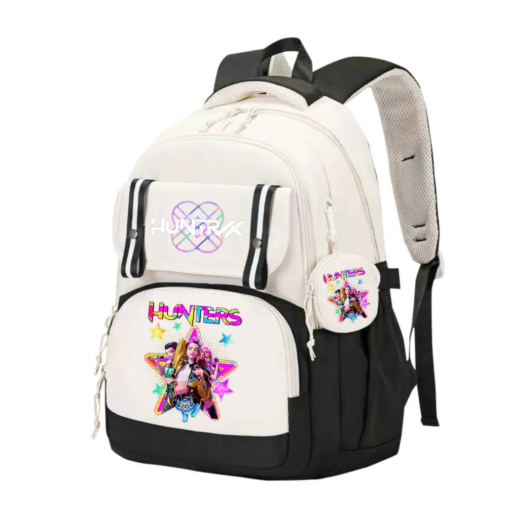 KPop Demon Hunters School Bag Backpack Zipper Bookbag