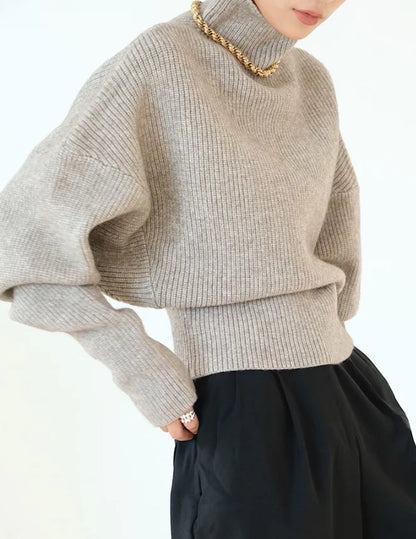 Loose Casual Versatile Long Sleeve Knit Sweater Pullovers