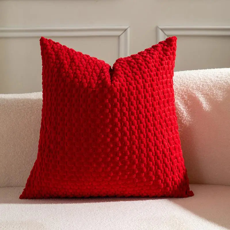 Soft velvet double-sided design sofa cushion cover