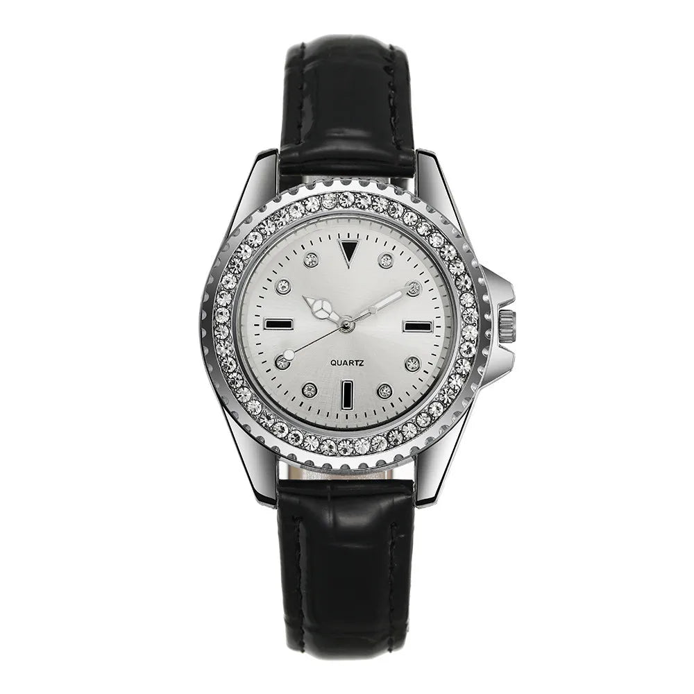 DANA Diamond Quartz Green Leather