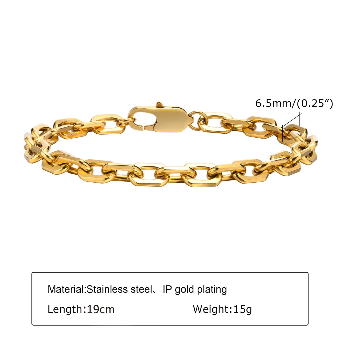 DANA Chunky Gold Plated Bracelets