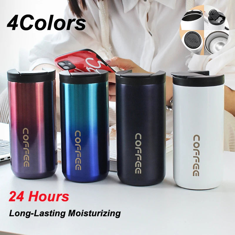 400ML Stainless Steel Coffee Thermos Bottle Thermal Mug