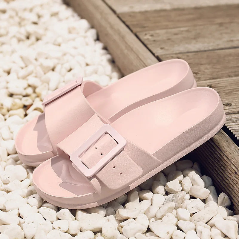 Shevalues Flat Slides Slippers