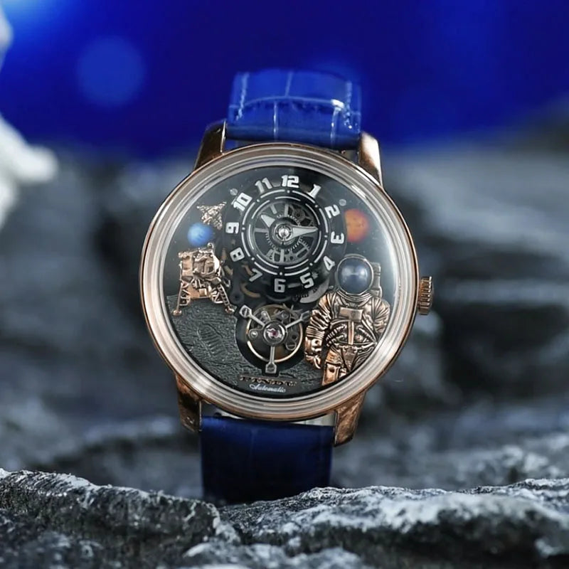 Luxury Robot Astronaut Space Sapphire Luminous Waterproof Watches