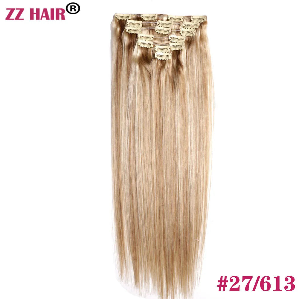 100% Human Hair Straight Natural Wigs