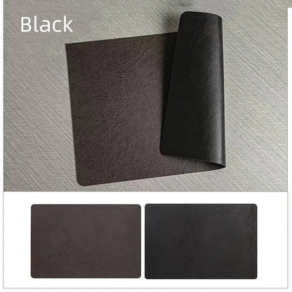Faux Leather Placemats Set of 1/4/6pcs Table Place Mats