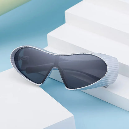 Irregular Frame Cat Eye Sports Cycling Sunglasses
