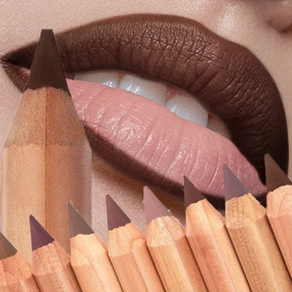 Matte 8-colors Lip Liner Pencil Lip Contour Lipstick Waterproof Lipliner Makeup