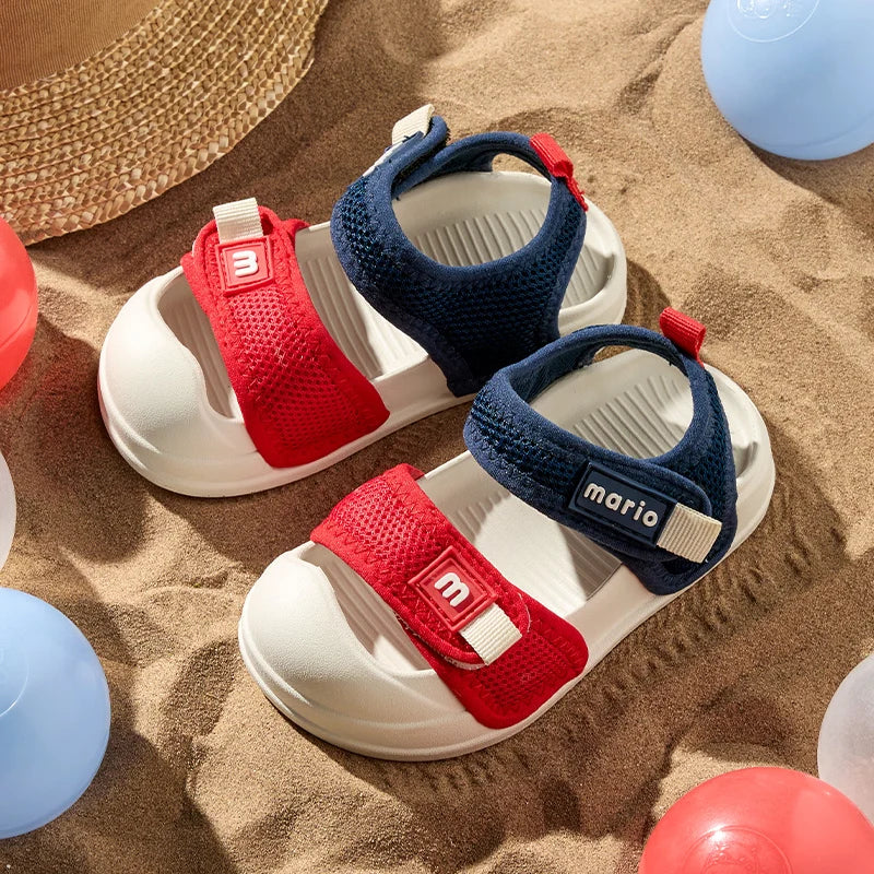 Cheerful Mario sports sandals for kids