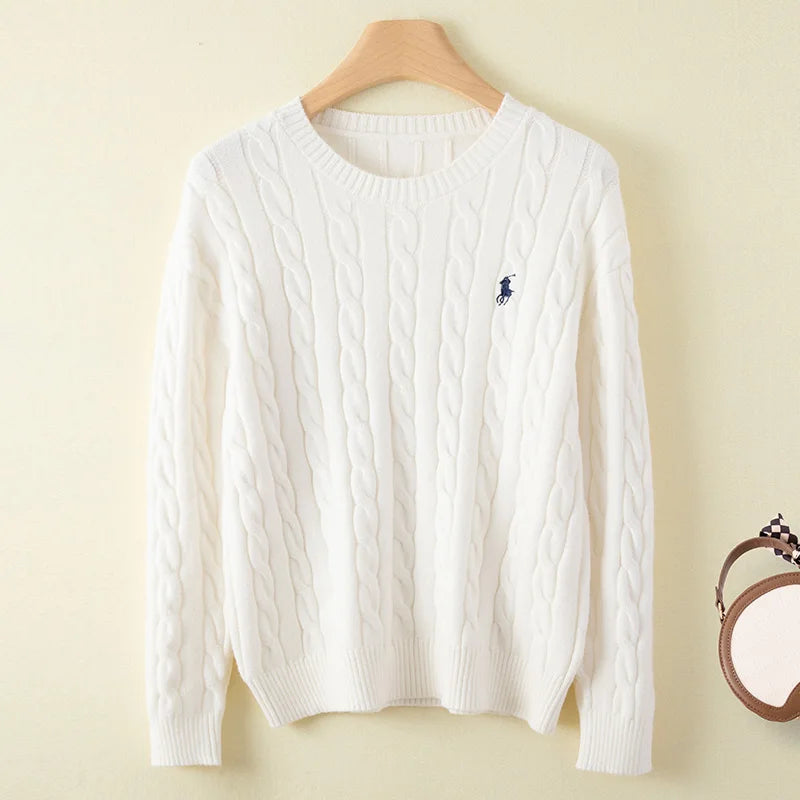 Cashmere Hoodie O-Neck Sweater