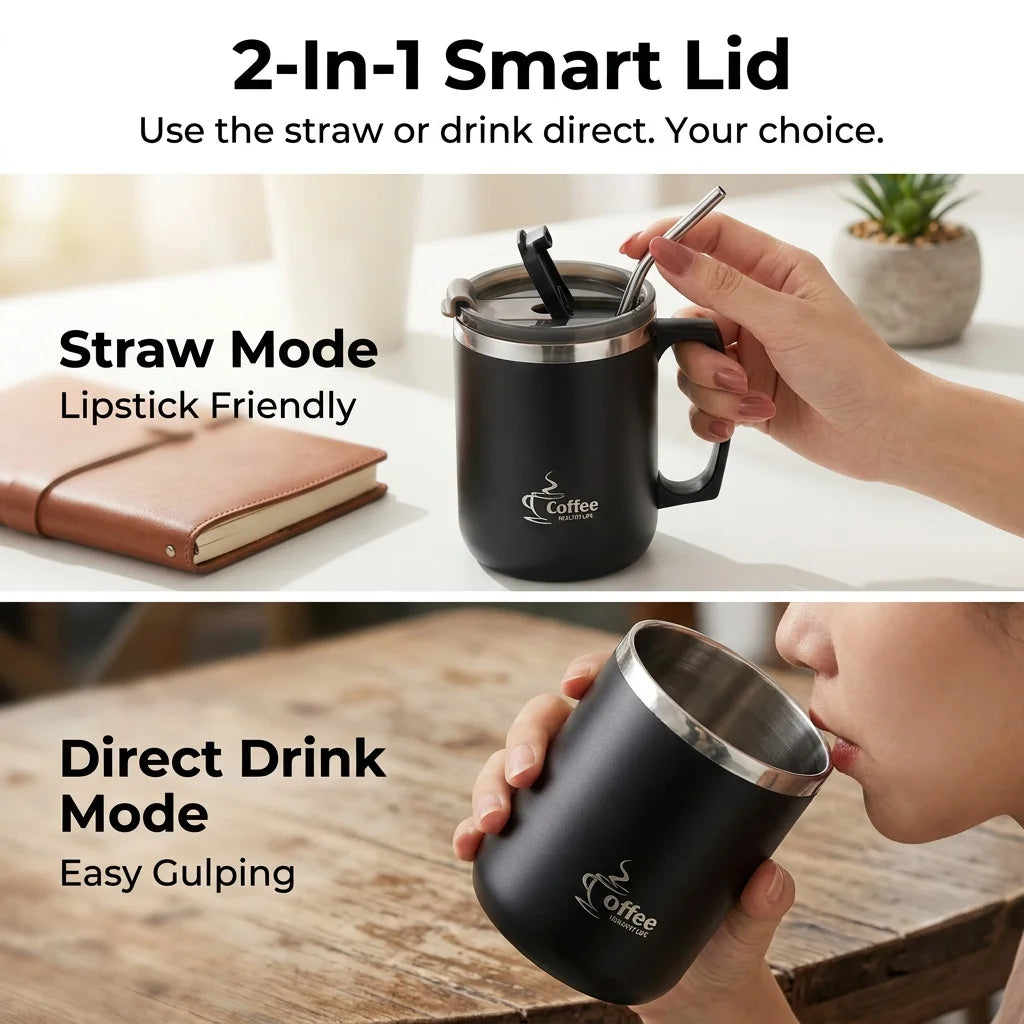 Travel Thermal Coffee Stainless Steel Bottle Mini Mug