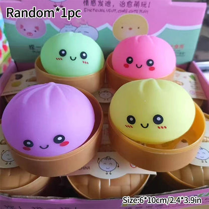 Simulated Peanut Squishy Pinch Toy Soft Stress-Relieving