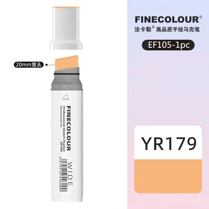 Finecolour 20mm Wide Markers Alcohol Line Sketching Art Markers Pen