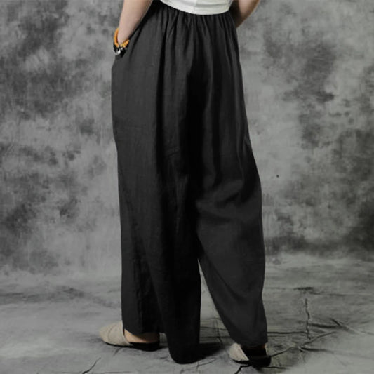 Wide Leg Korean Trousers