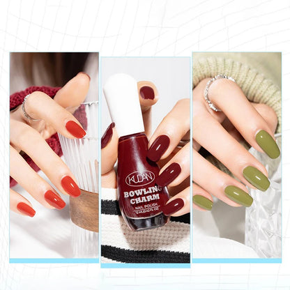 40 Colors Nail Polish Water-based Quick Drying Tearable Nail Art