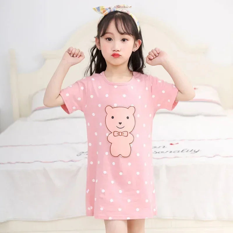 100% Cotton Cartoon Nightdress