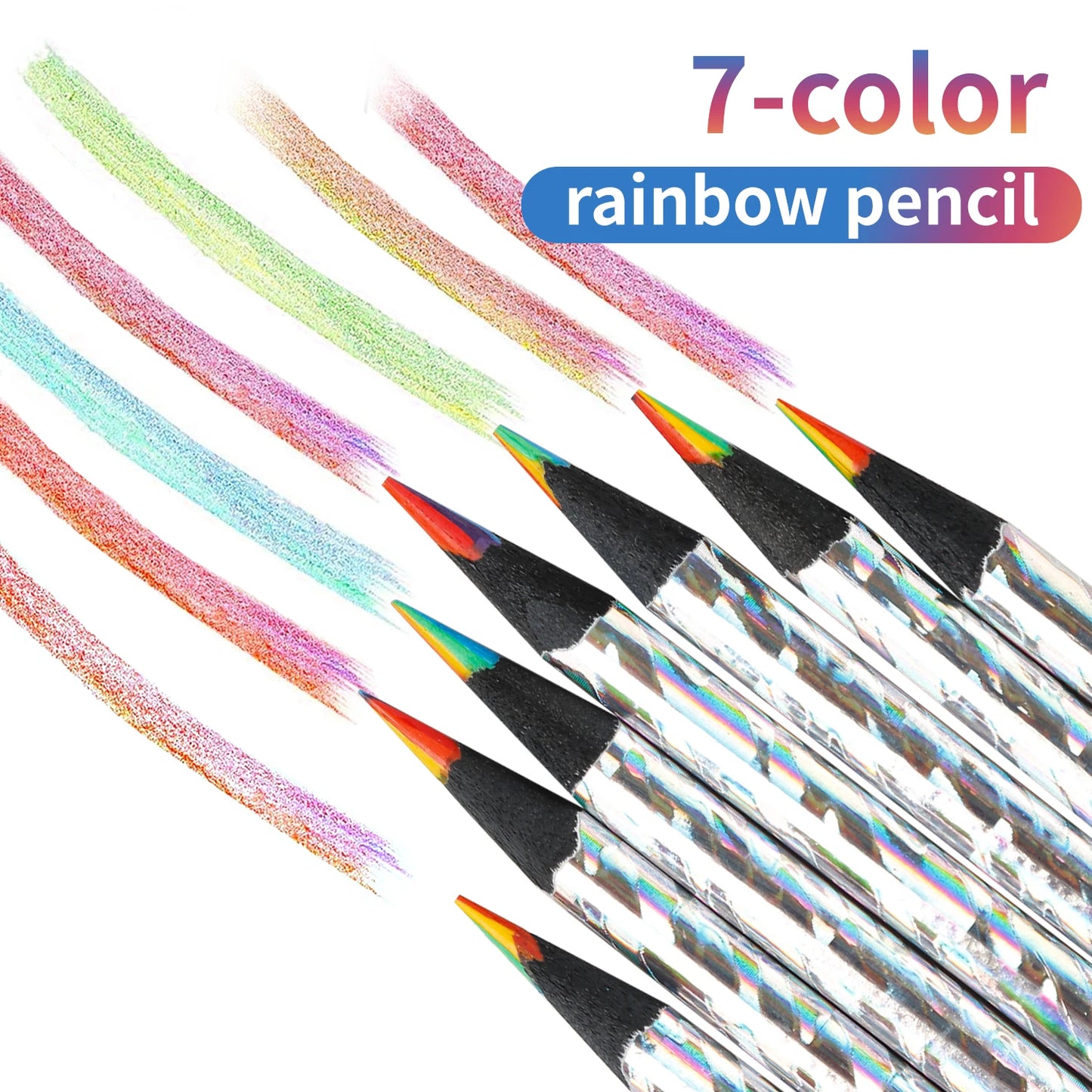 12pcs/Set Kawaii Rainbow Color Pencils for Kids