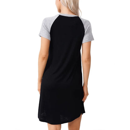 Nursing Gown 3 in 1 Nightgown Maternity Breastfeeding Sleepwear
