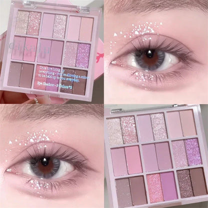 18Color Eyeshadow Palette Gliter for Eyes Shadow