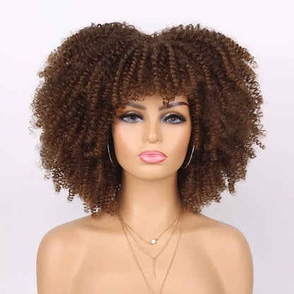 Synthetic Short Curly Wigs