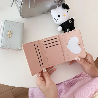 Cute Bow Small Card Holder wallet