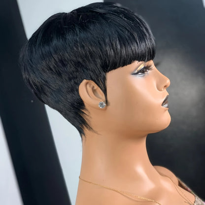 Straight Human Hair Wigs