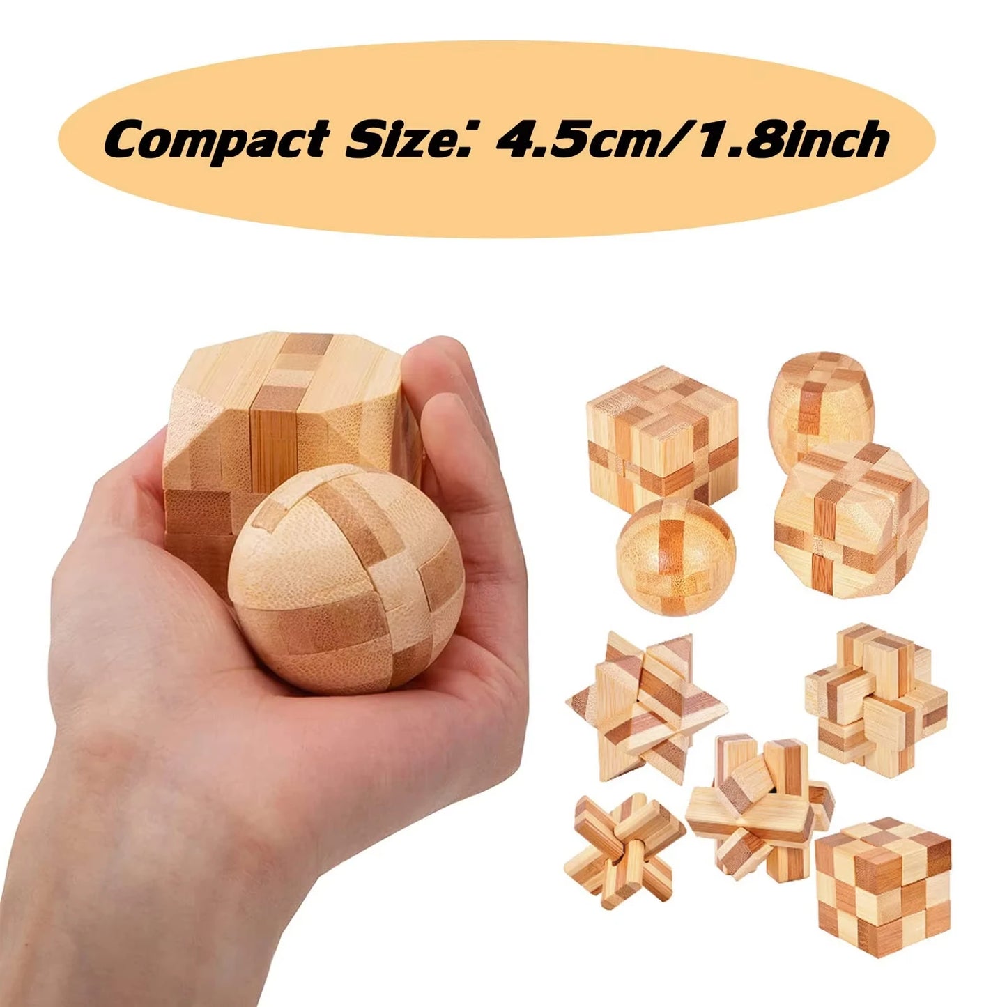 Kong Ming Luban Lock 3D Handmade Toy