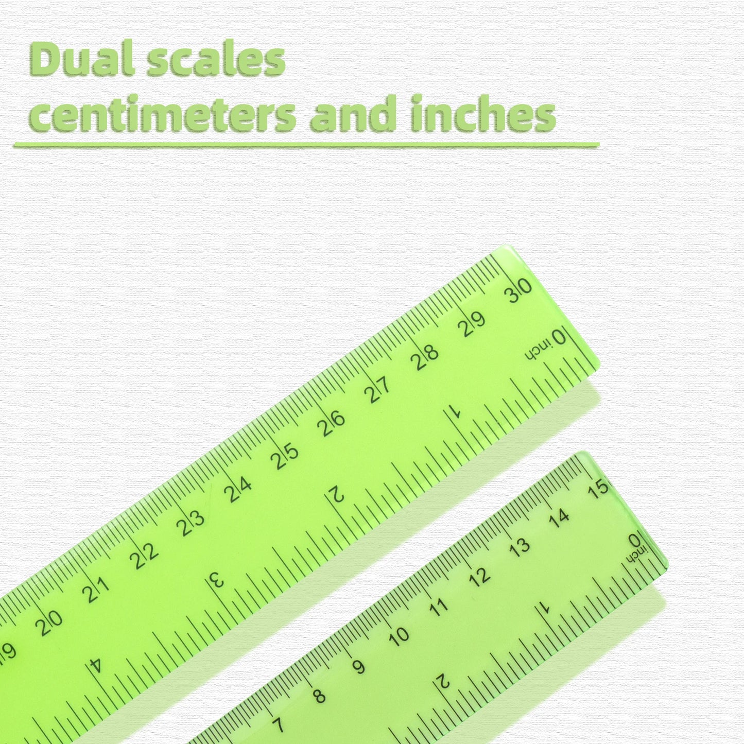 30cm Ruler Measuring and Drawing Kit with Straight Ruler Protractor and Triangle Set