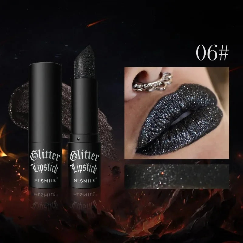 7 Colors Diamond Matte Lipstick Non-stick Cup Flash