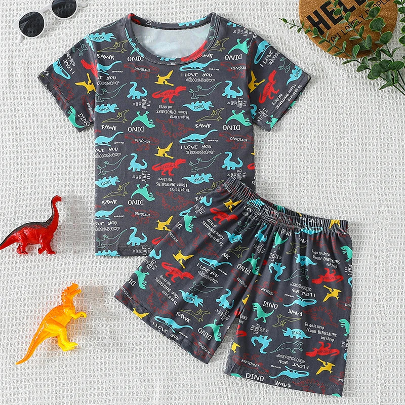 Children's Cute Cartoon Print Set