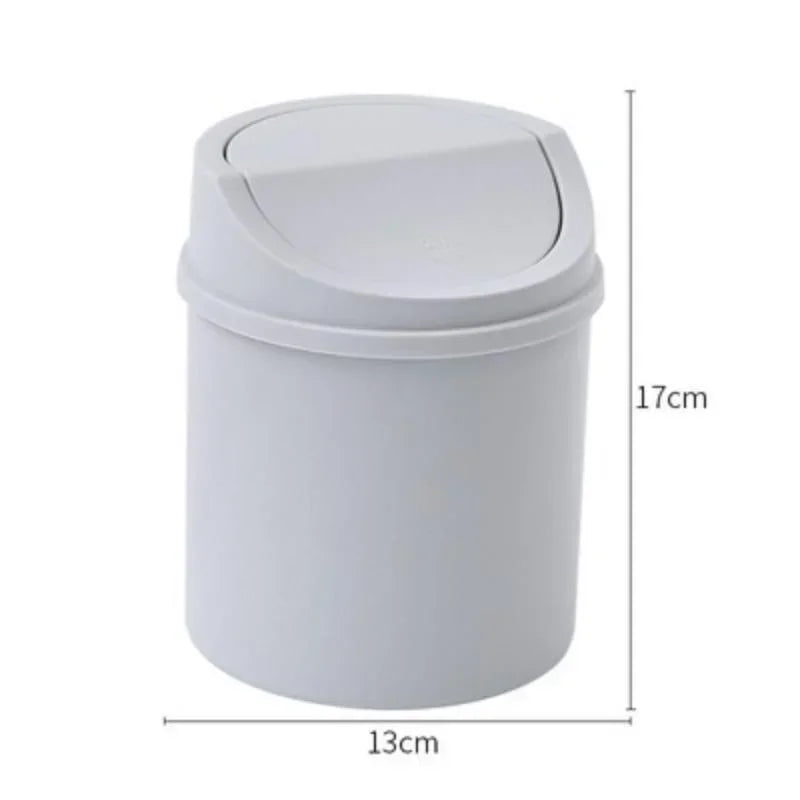 Mini Desktop Bin Small Trash Can Tube