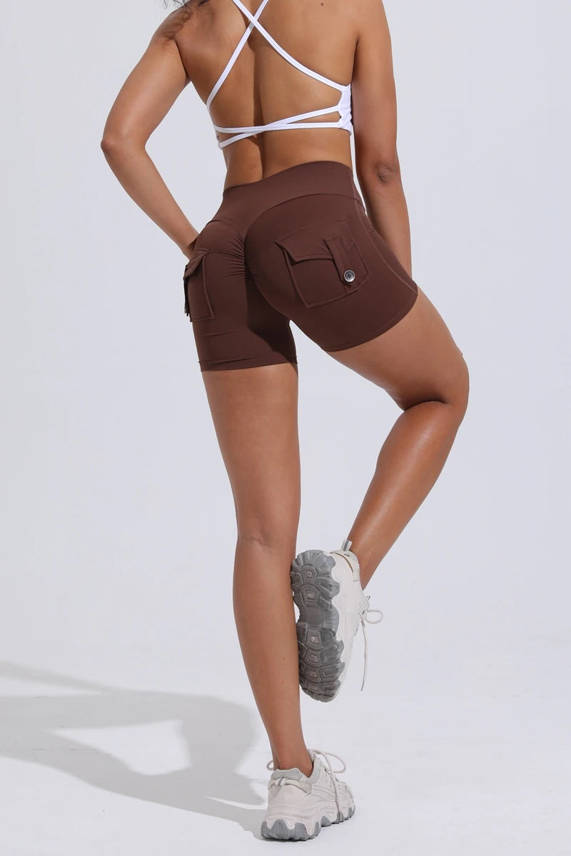 Scrunched Butt Gym High Wais Sexy Sports Shorts