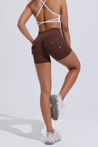 Scrunched Butt Gym High Wais Sexy Sports Shorts