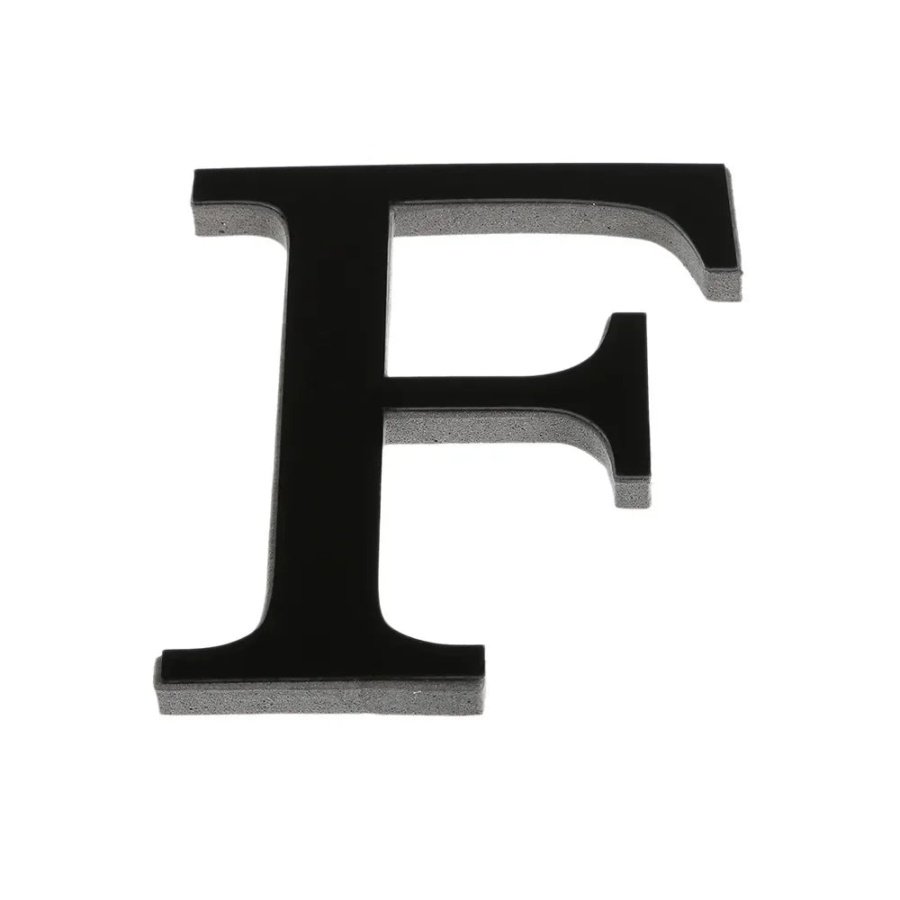 26 Letters DIY 3D Mirror Acrylic Wall Sticker