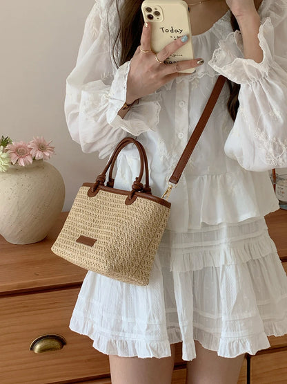 Straw Basket Woven bags