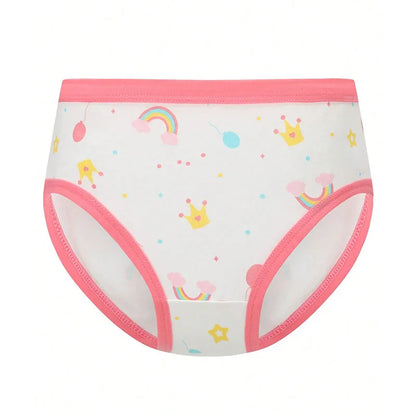 4 Pcs/Lot Cartoon Girls Cotton Underwear