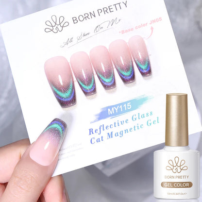 Dark Red Cat Magnetic Gel Nail Polish