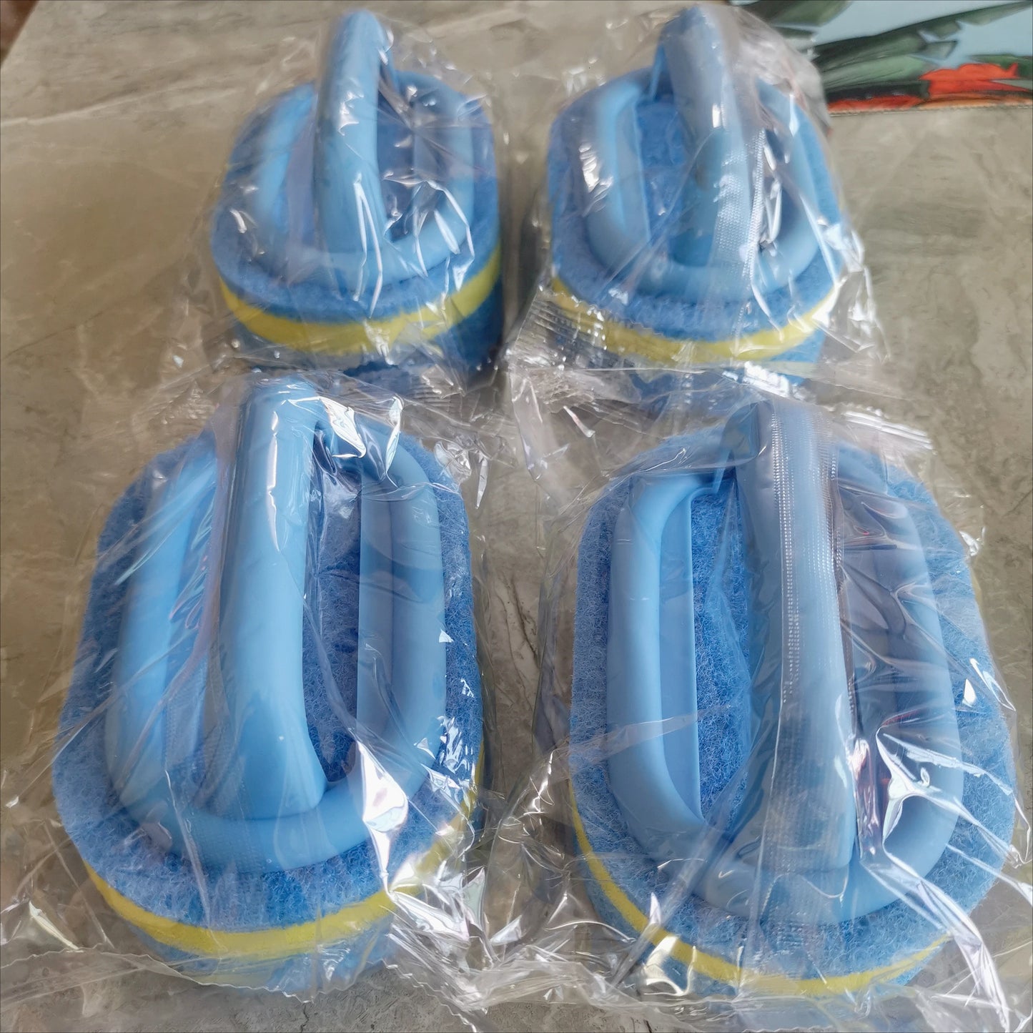 Kitchen Bathroom Toilet Cleaning magic sponge Glass Wall Brush