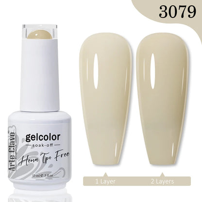 Red Brown Color Gel Nail Polish