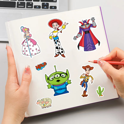 16Sheets Disney Toy Story 2 Puzzle Stickers Children Make a Face DIY Toys