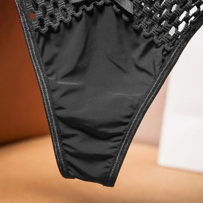 Briefs Hollowed Out Elastic Thin Strip French Style Sling Thong G-string