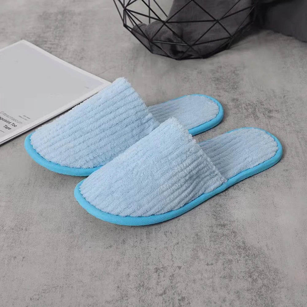 Fur plush Home Flat Slippers