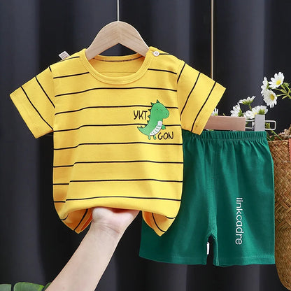 Short-Sleeved T-Shirt Baby Cute Cartoon Outfit
