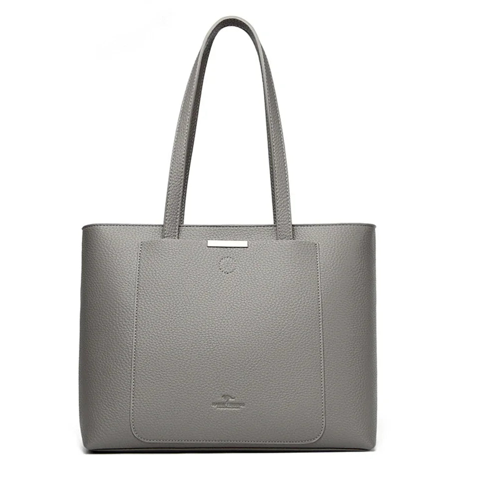 Genuine Soft Pu Leather Hand Luxury Tote Bag