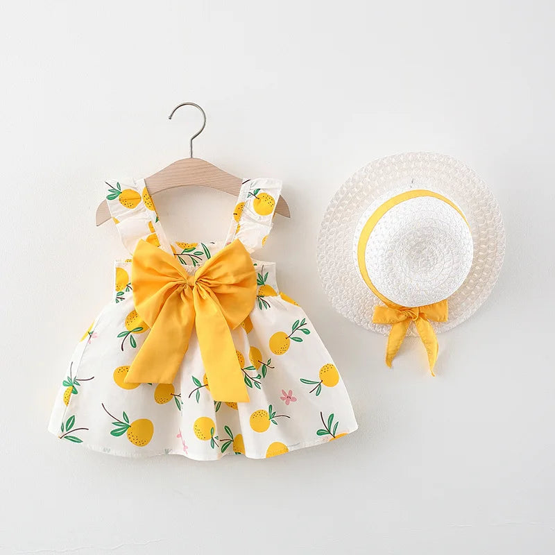 2Pcs/Set Summer girls dress