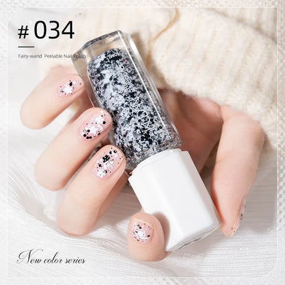 Colorful Water-Base Nail Polish 40 Colors Air Dry Peel Off Nail Art