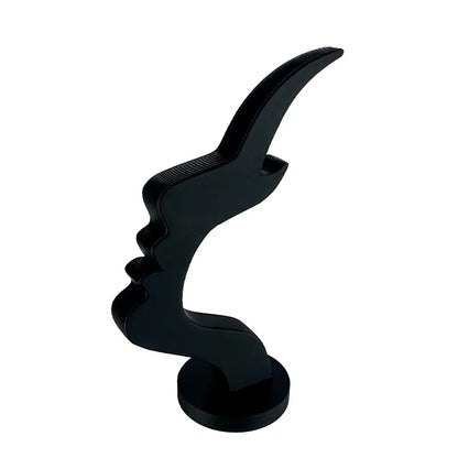 Minimalist Human Profile Eyeglass Holder 3D Printed